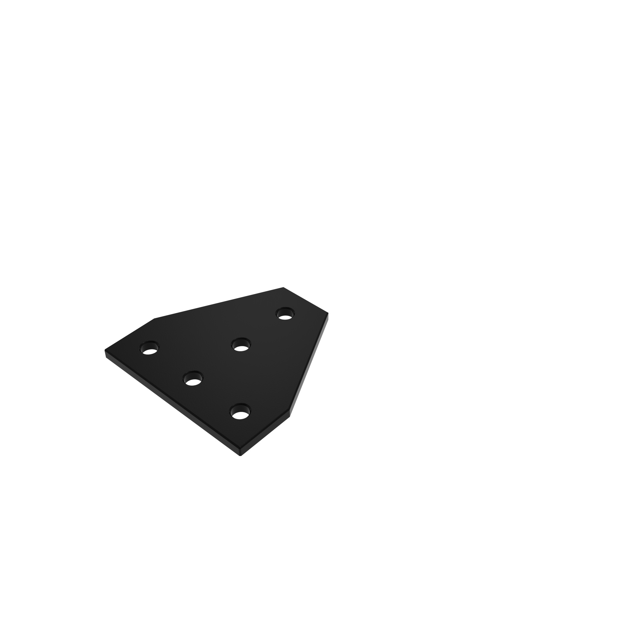 ECO Connection Plate AL T 5 Hole, 1 Slot Version 093EVT7676S – product image