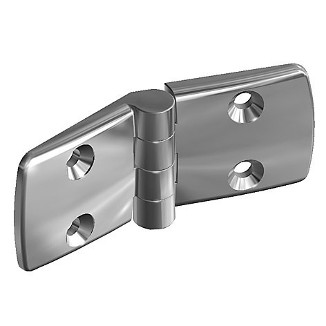 Bisagra combinada de acero inoxidable 60, no desmontable