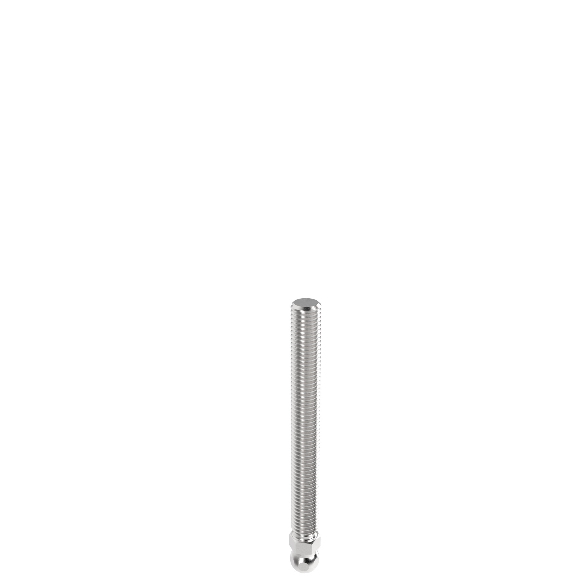 Tige filetée acier inox métrique pour pieds rotulé, rotule 15 098DM14125E – image du produit