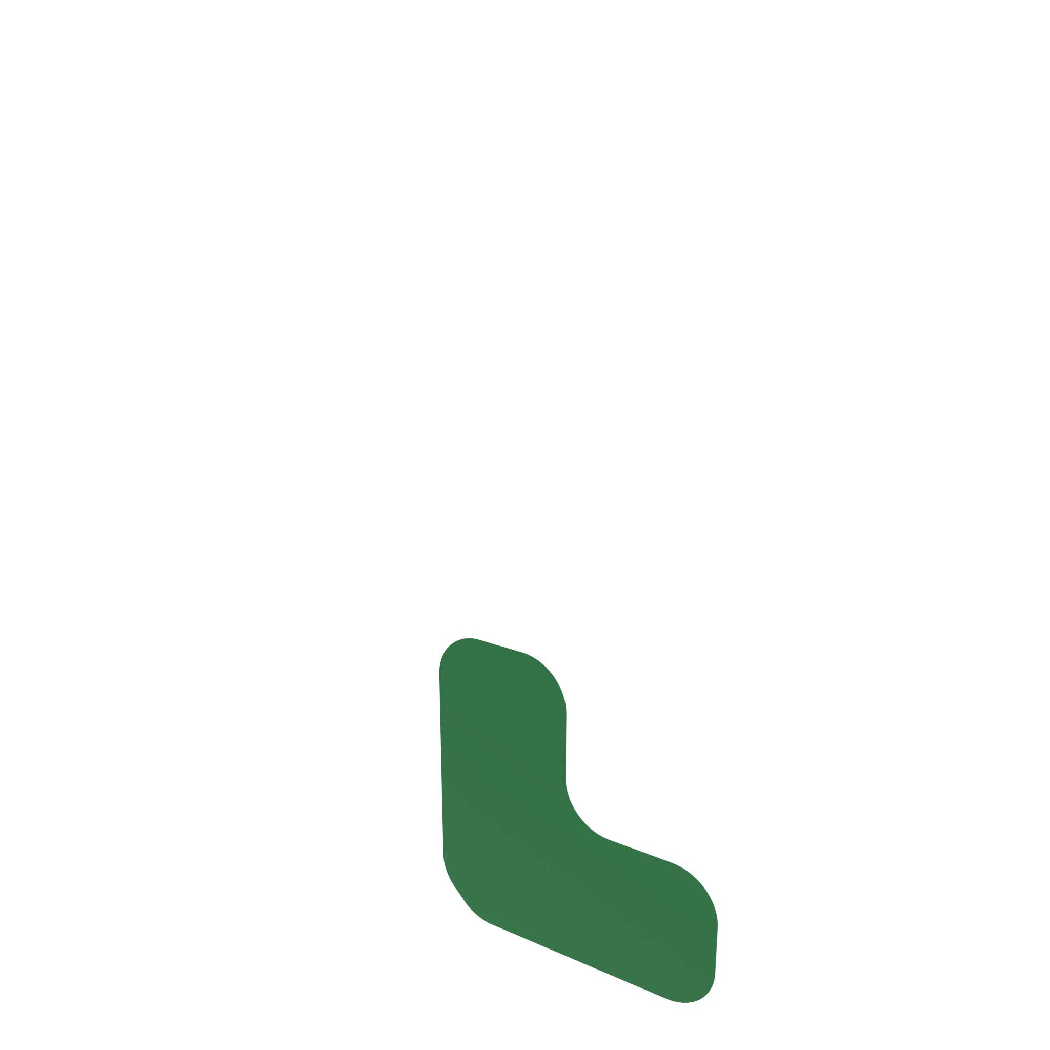 Floor Marking L-shape 90, Rounded 0203HLR09066 – product image