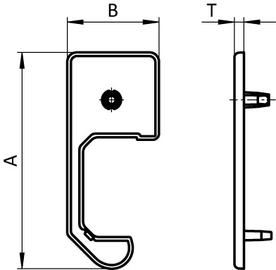 Cover Cap for C-rail Profile I (Set)