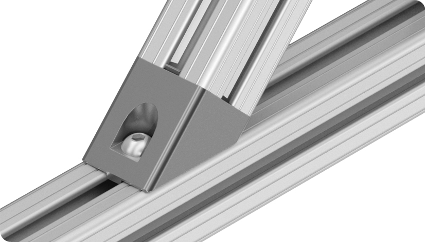 Angle Connector 38 - 1.5", 45°