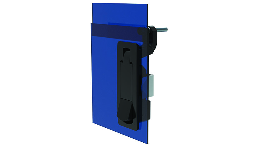 Compression Trigger Latch 86 x 25, Black, NEMA 4