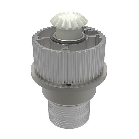 Poly-V-belt Pulley Drive Assembly for Flowsort® Diverters