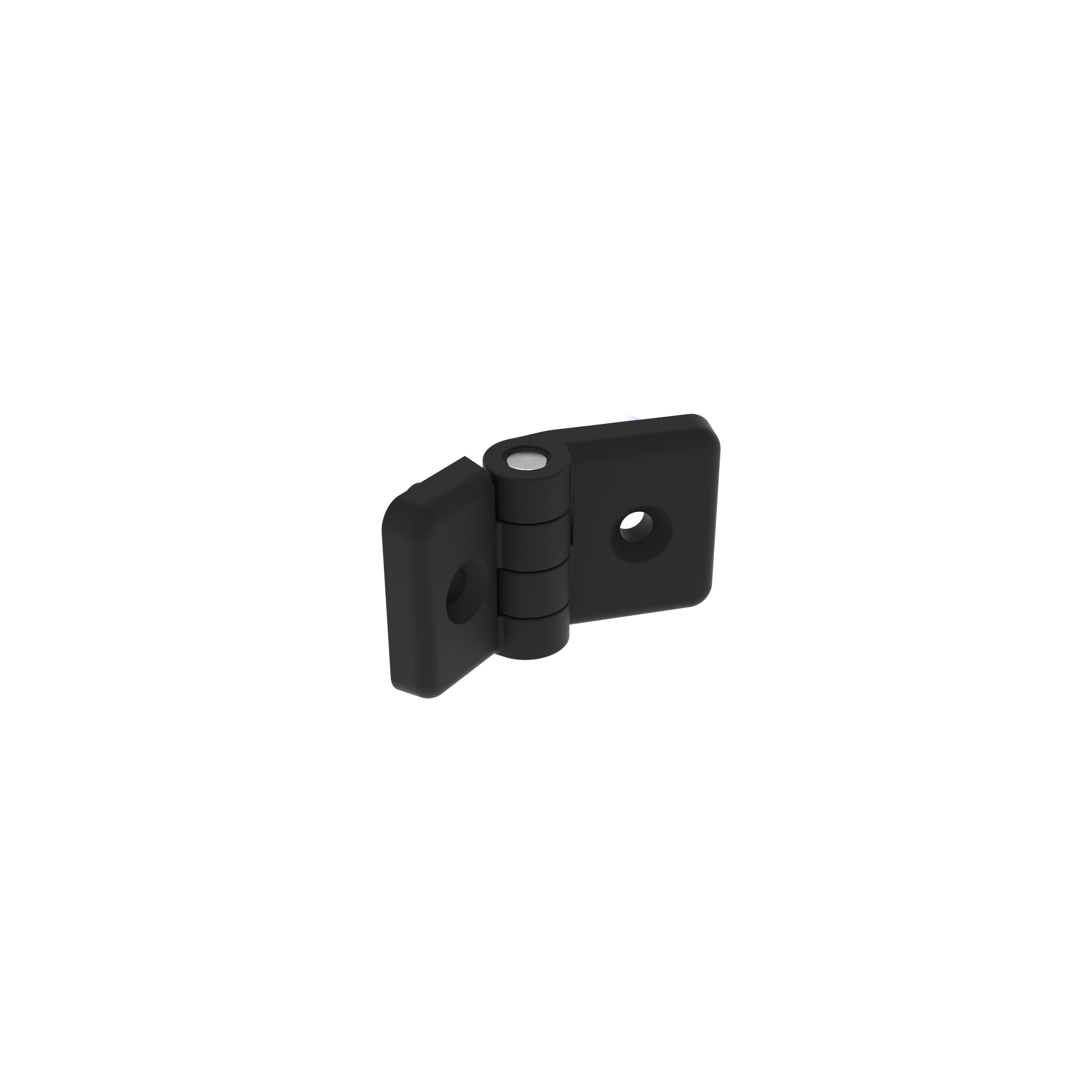 Kunststoffscharnier schwer 30, schwarz 095KS3040F0810 – Produktabbildung
