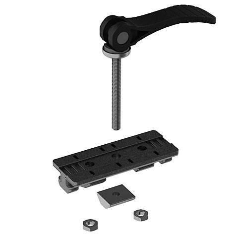 Profilgleiter ZN 40 x 80 mit Exzenterhebel (Set) – Produktabbildung