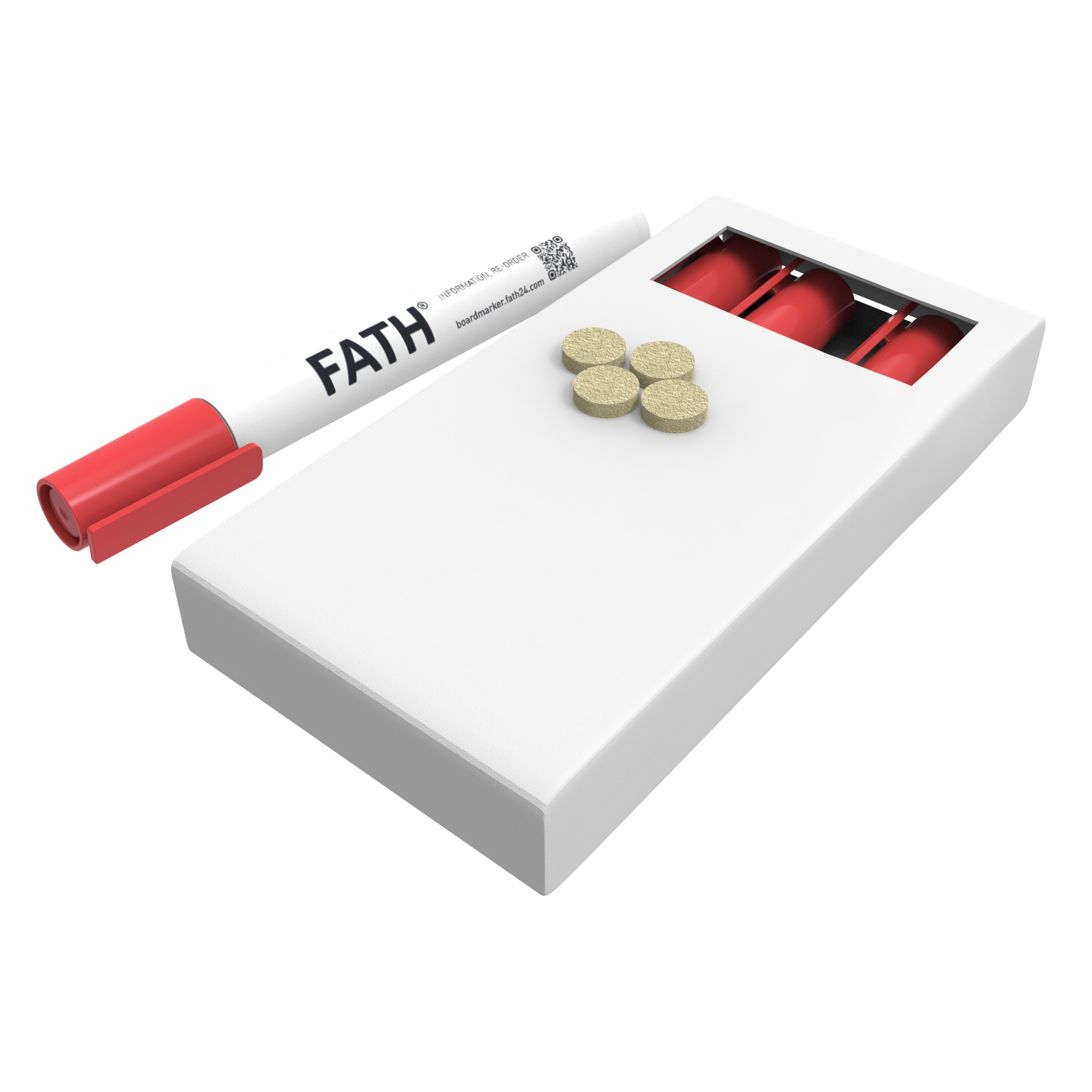 Board Marker with Felt Eraser (Set) 0206BM31 – imagen del producto