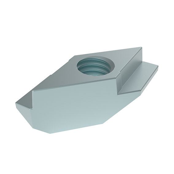 Rhombusmutter mit Verriegelung