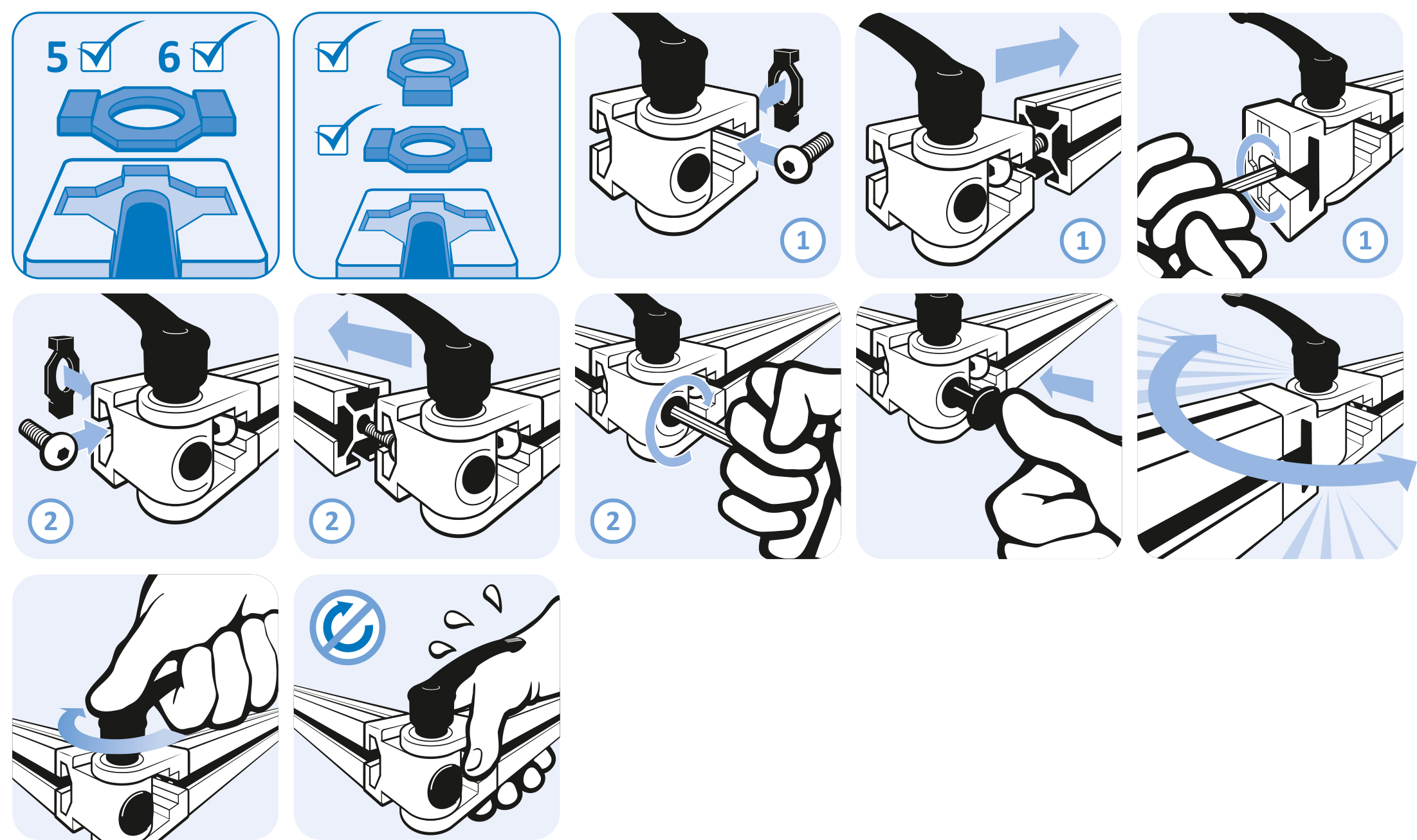 Pivot Joint B 20 with Locking Lever