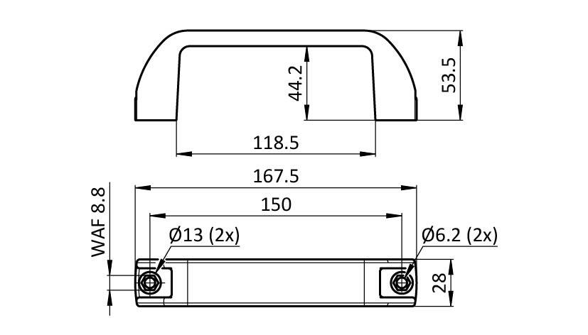 Bridge Handle 150