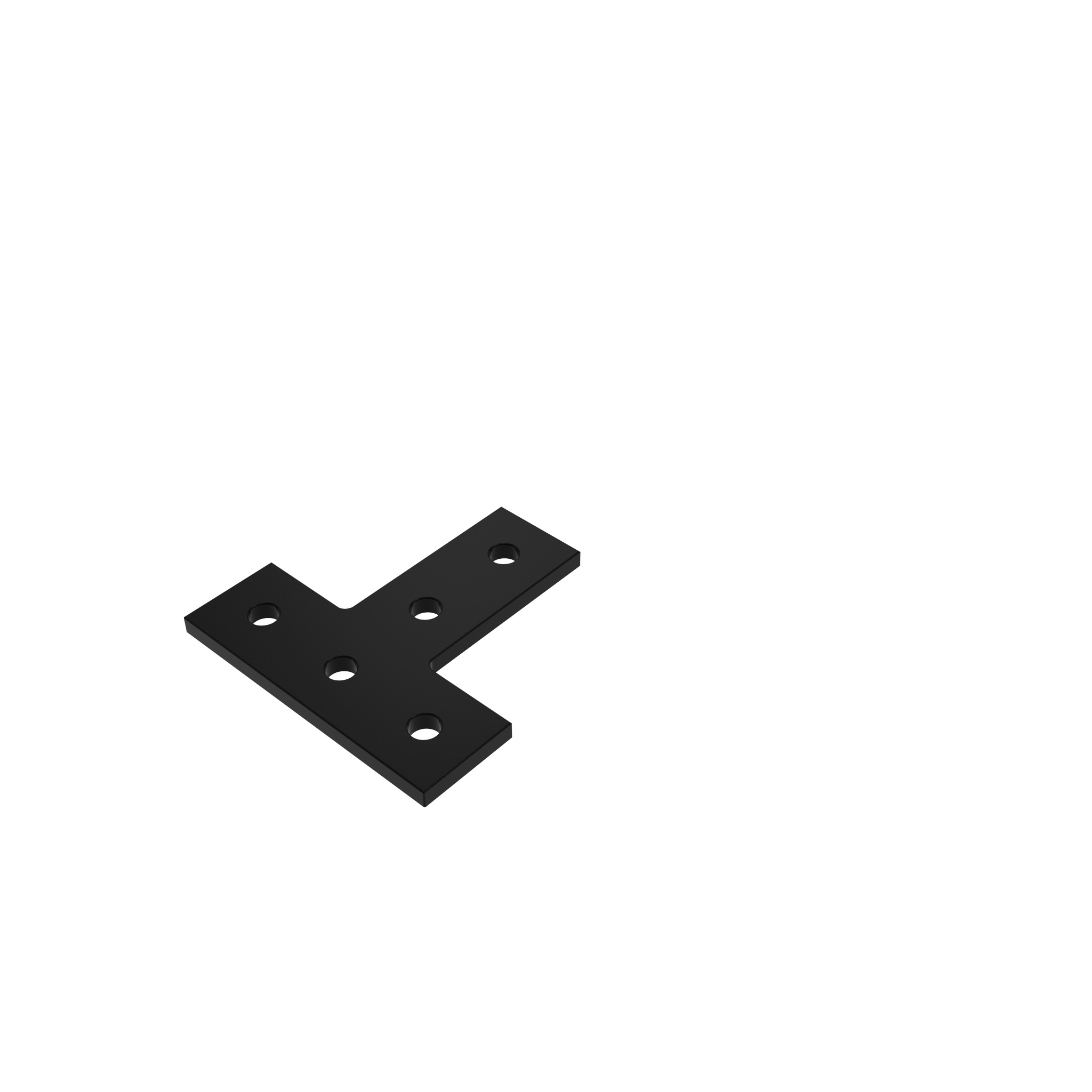 ECO Connection Plate AL T 5 Hole, 1 Slot Version Light 093EVT7676S01S – image du produit