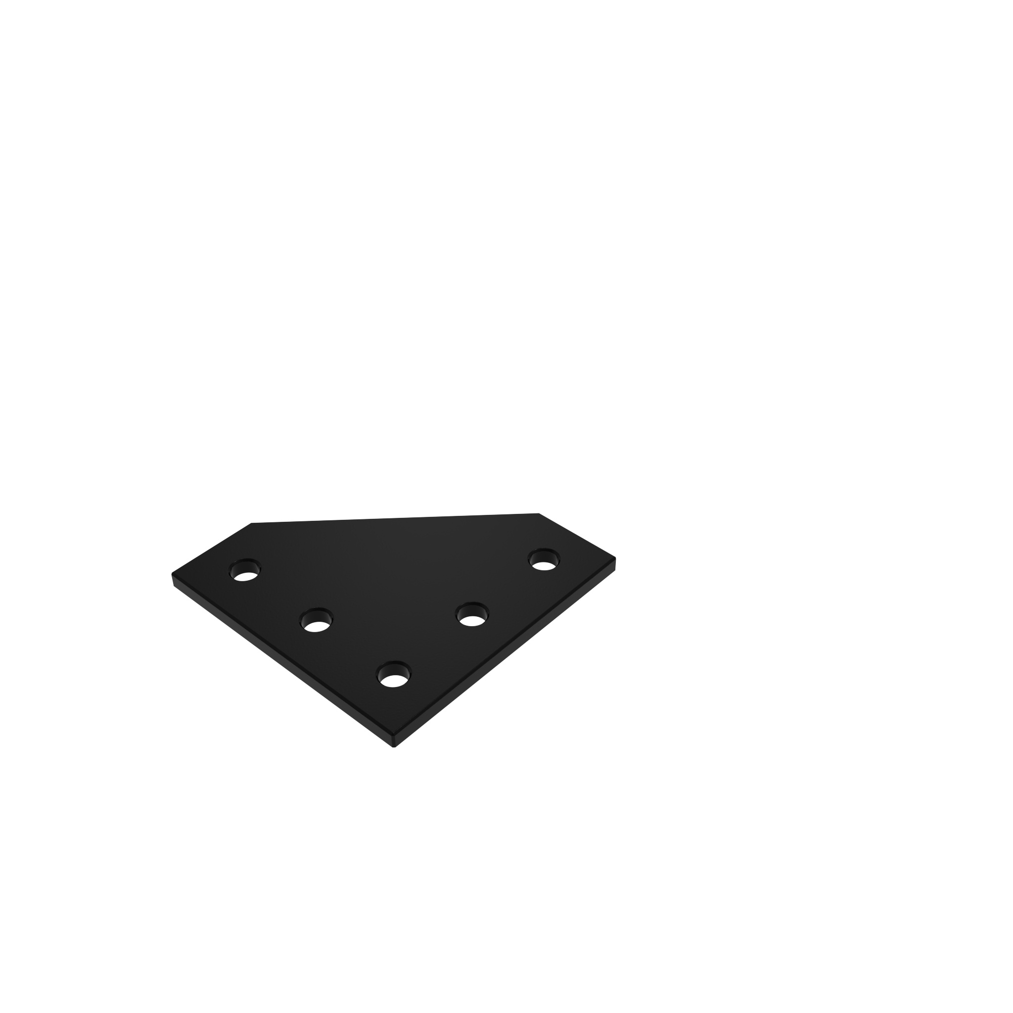 ECO Connection Plate AL L 5 Hole, 1 Slot Version 093EVL7676S – product image