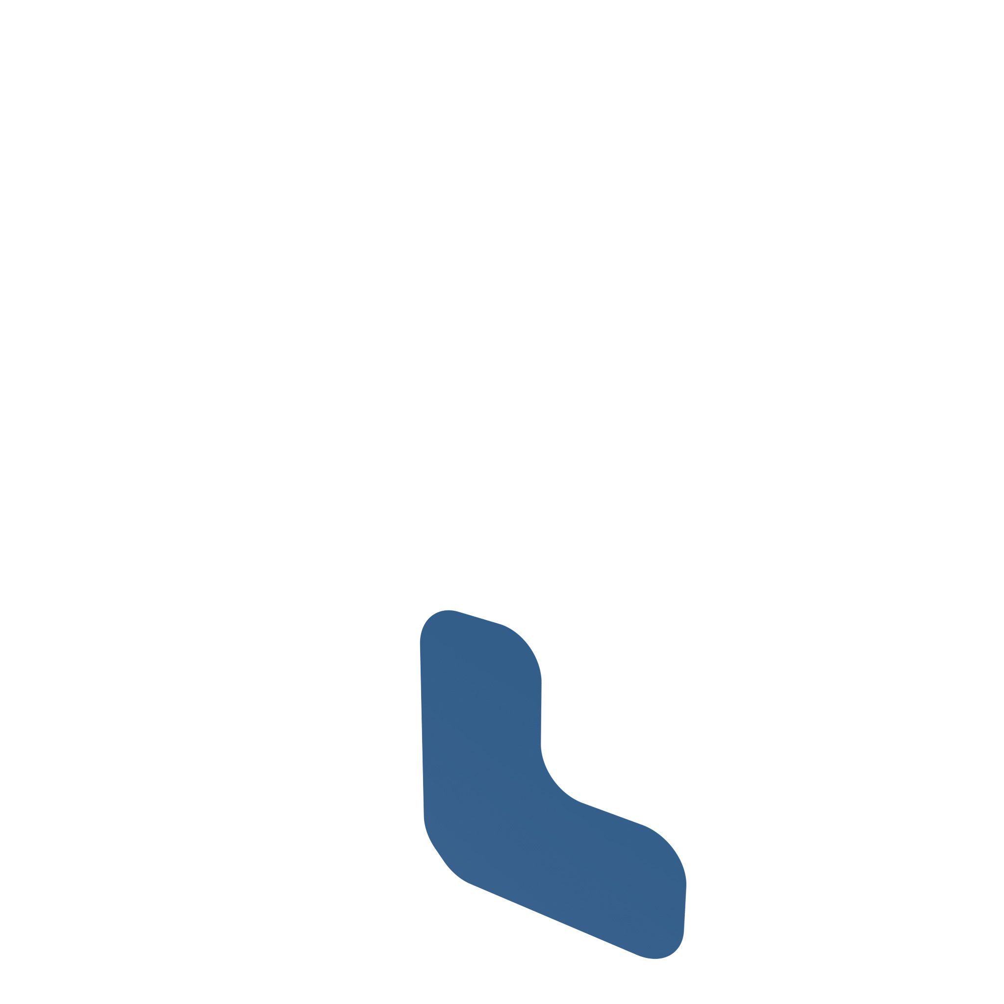 Floor Marking L-shape 90, Rounded 0203HLR09051 – product image