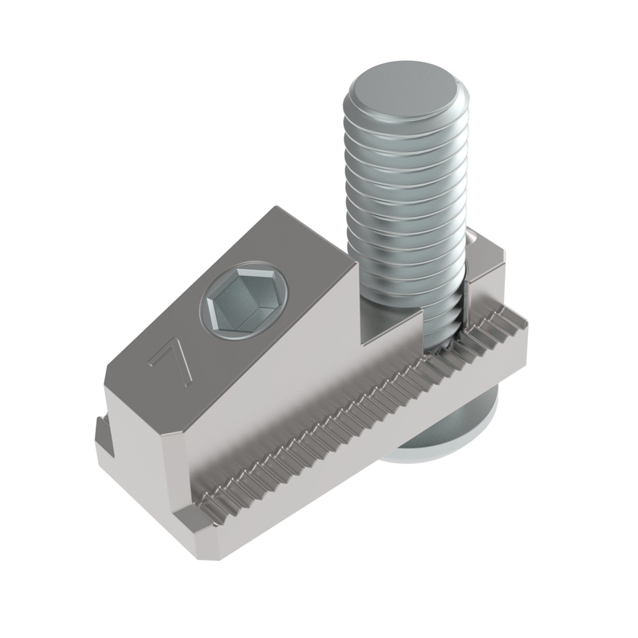 Profilverbinder 90° M45 / N45, Nut 8 (Set)