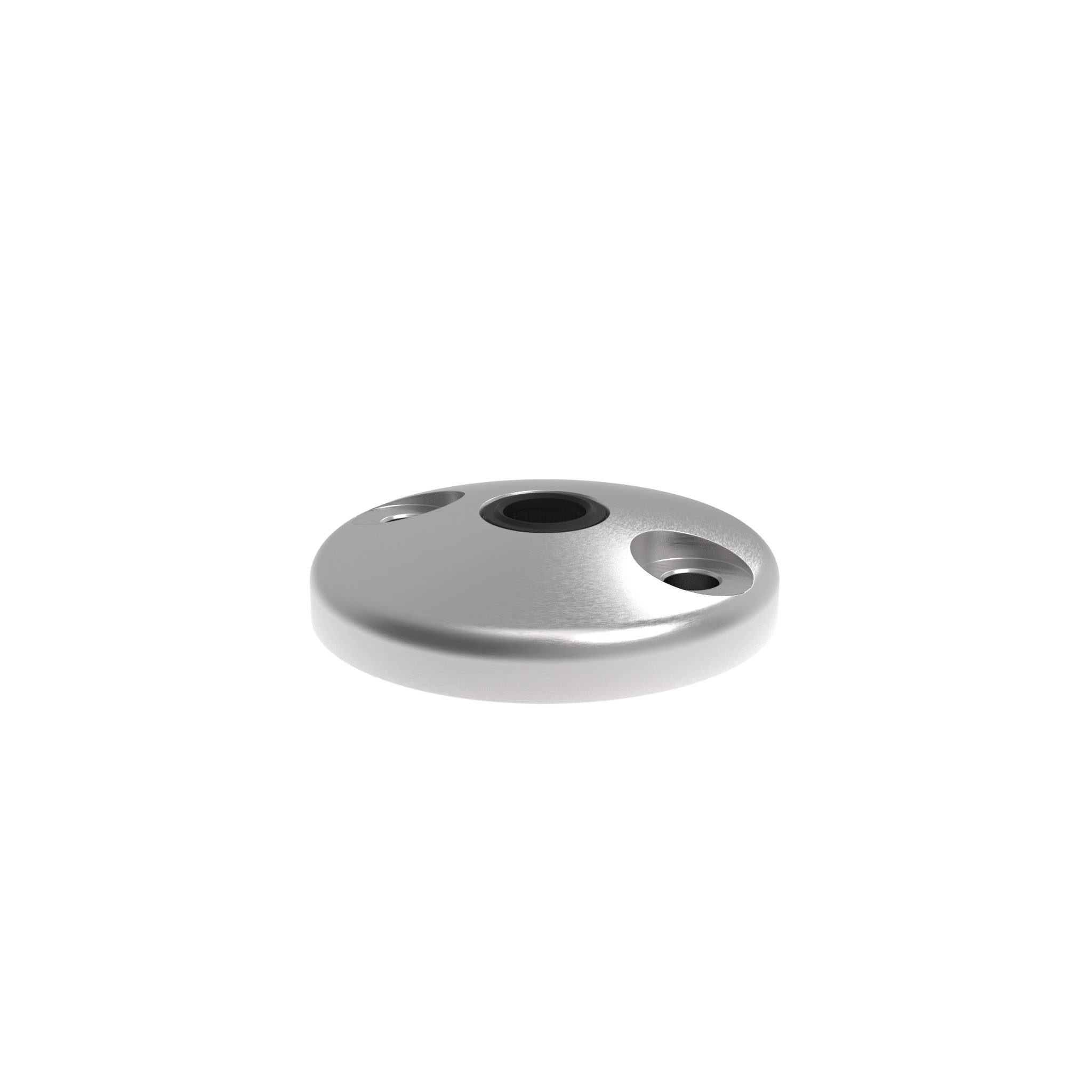 Base acier inox BDH para patas giratorias, rótula 15 098D080EB – imagen del producto