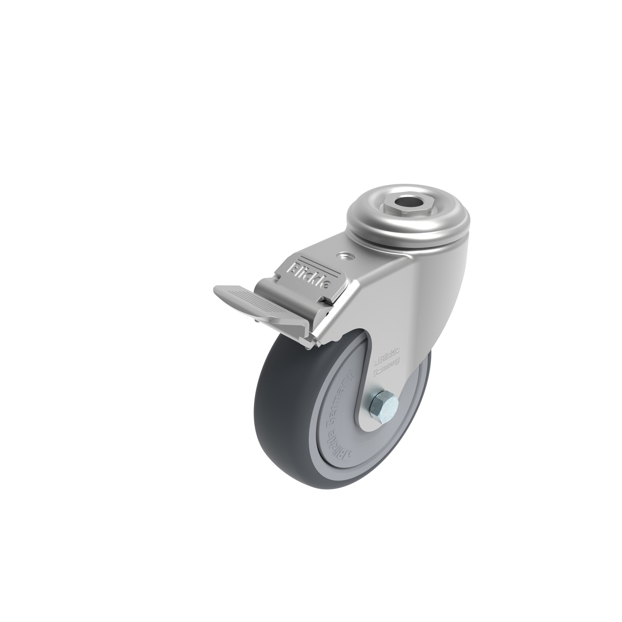 Roulette pivotante Ø 80 / 100 / 125 verrouillable 098S100UDN – image du produit