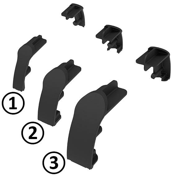 Cover Cap for Comfort and System Handle (Set)