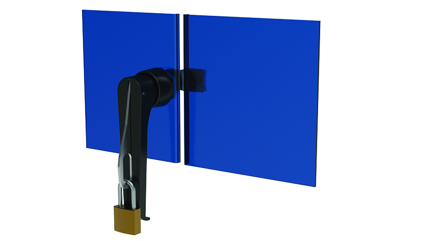 Padlock Compatible, L-handle Quarter Turn Locks
